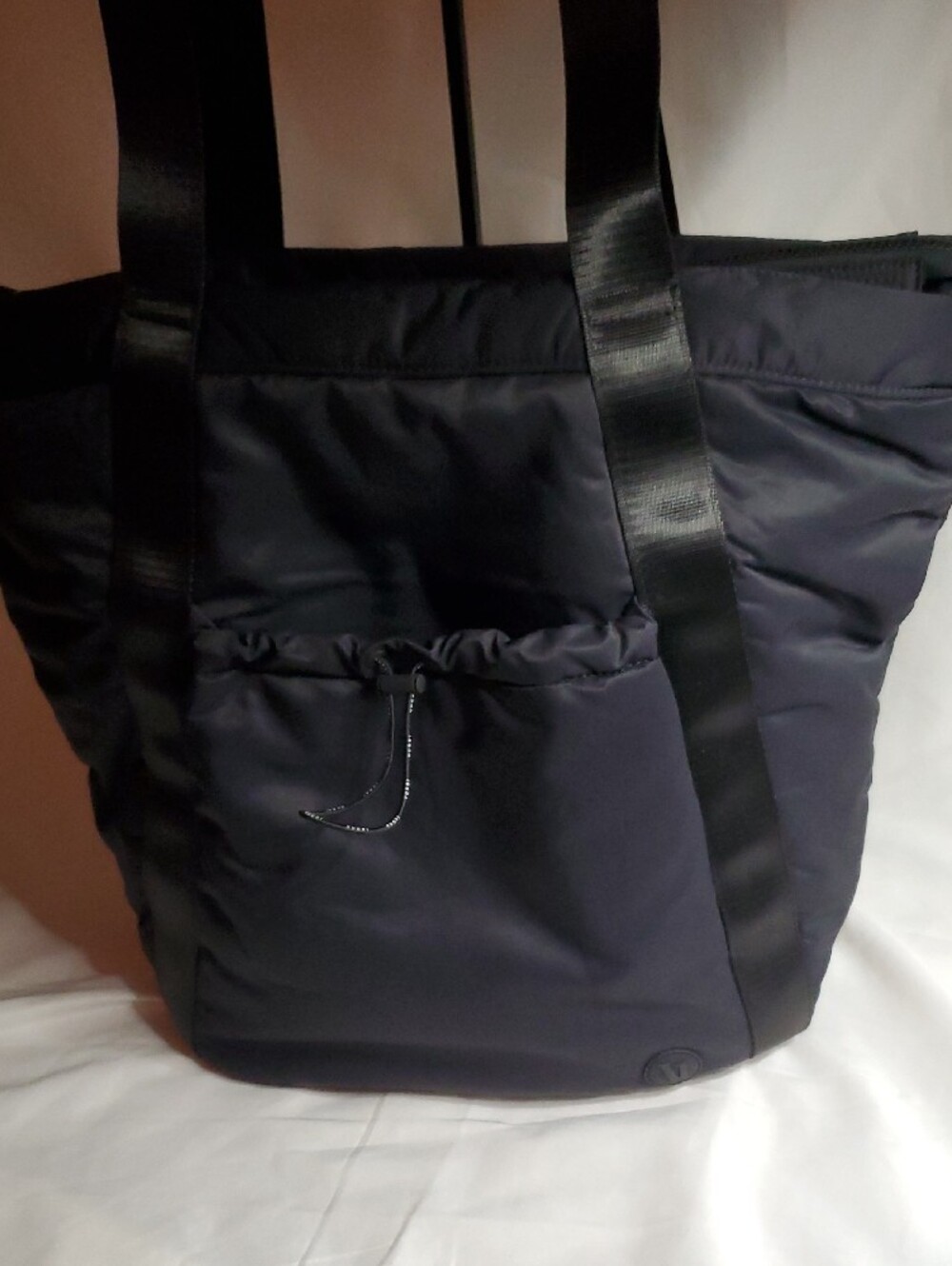 Vuori Black Quilted Nylon All Around Tote - Picture 13 of 13